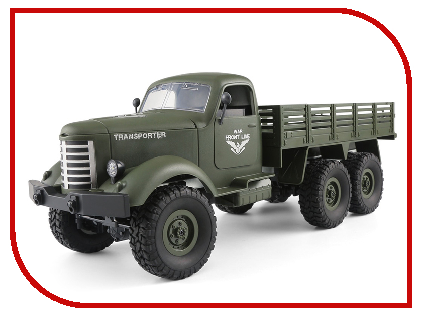 

Игрушка JJRC Q60 6WD RC Off-Road Military Truck, Q60 6WD RC Off-Road Military Truck