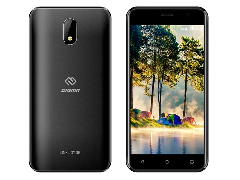 

Сотовый телефон Digma LINX JOY 3G Black, Joy 3G