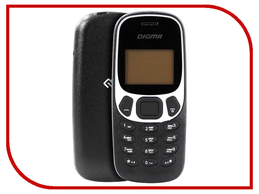 

Сотовый телефон Digma Linx A105N 2G Black, A105N 2G
