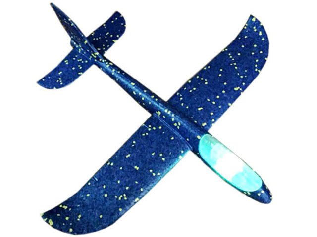 фото Самолет Element13 Самолет планер с музыкой LED Blue 00041