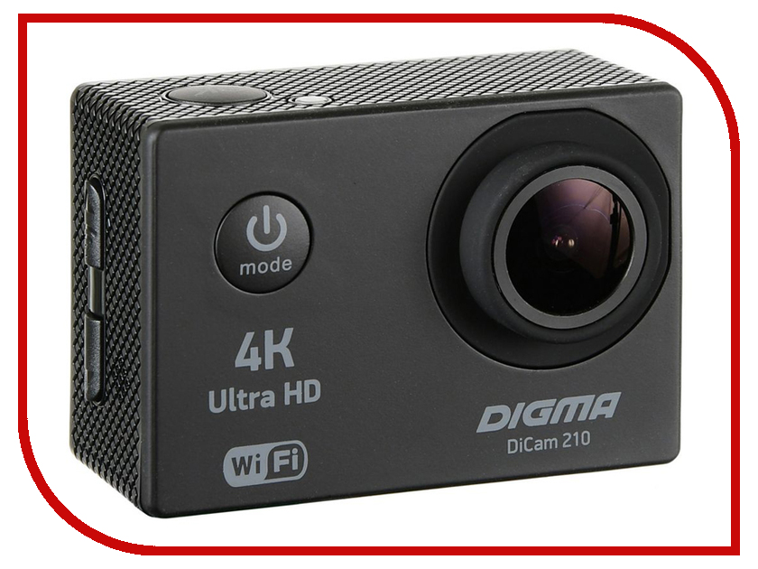 фото Экшн-камера Digma DiCam 210 Black