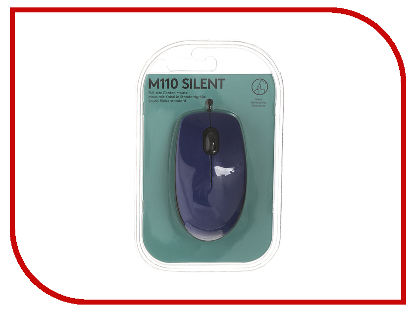 

Мышь Logitech M110 Silent Blue 910-005488, 910-005488