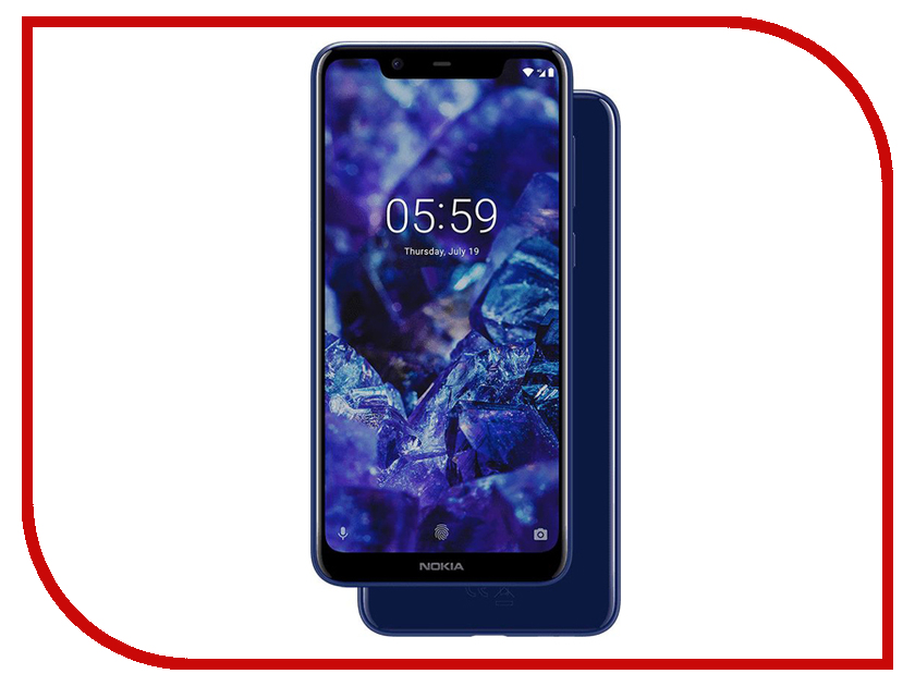 

Сотовый телефон Nokia 5.1 Plus Blue, 5.1 Plus