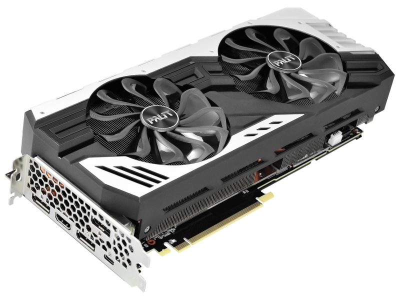 

Видеокарта Palit GeForce RTX 2070 Jetstream 1410Mhz PCI-E 3.0 8192Mb 14000Mhz 256 bit HDMI 3xDP Type-C NE62070020P2-1061J, NE62070020P2-1061J