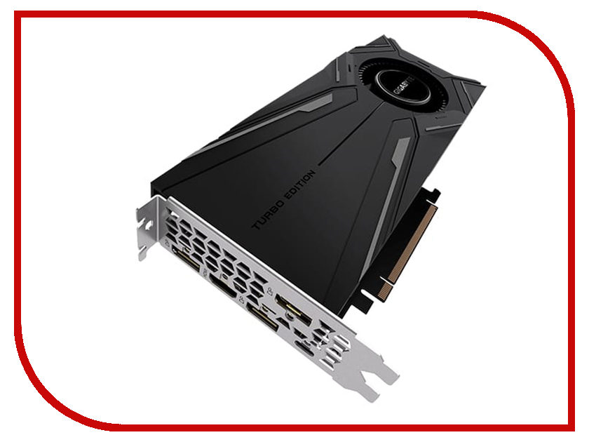 

Видеокарта GigaByte GeForce RTX 2080 Turbo OC 1785Mhz PCI-E 3.0 8192Mb 14000Mhz 256 bit HDMI 3xDP Type-C GV-N2080TURBO OC-8GC, GV-N2080TURBO OC-8GC