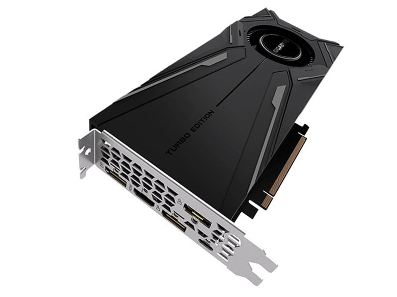 

Видеокарта GigaByte GeForce RTX 2080 Turbo OC 1785Mhz PCI-E 3.0 8192Mb 14000Mhz 256 bit HDMI 3xDP Type-C GV-N2080TURBO OC-8GC, GV-N2080TURBO OC-8GC