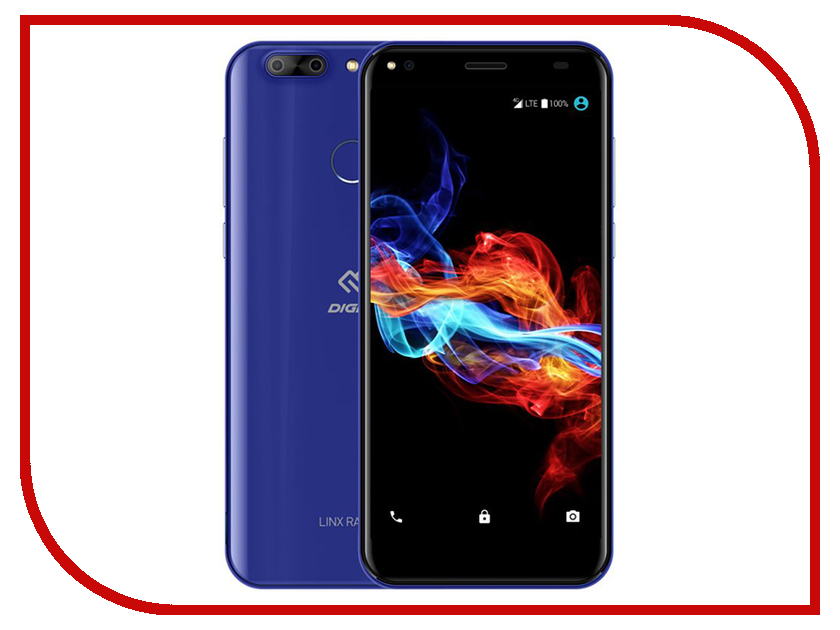 

Сотовый телефон Digma LINX RAGE 4G Blue, Rage 4G