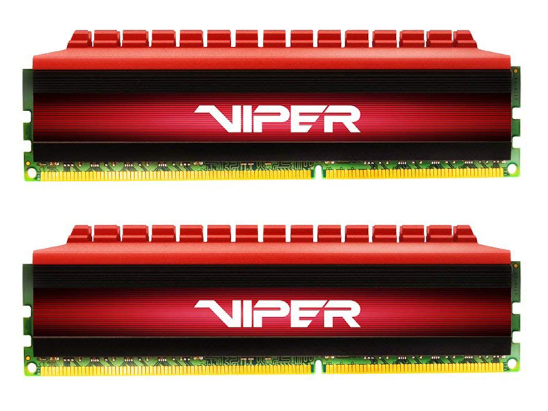 фото Модуль памяти patriot memory viper 4 ddr4 dimm 3733mhz pc4-29800 cl17 - 16gb kit (2x8gb) pv416g373c7k