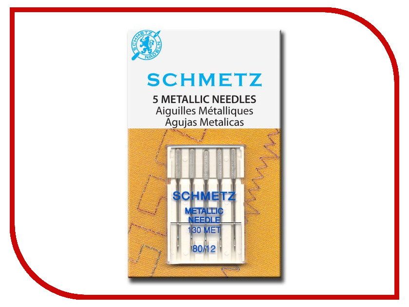 

Набор игл Schmetz №80 130 MET VCS 5шт, №80 130 MET VCS