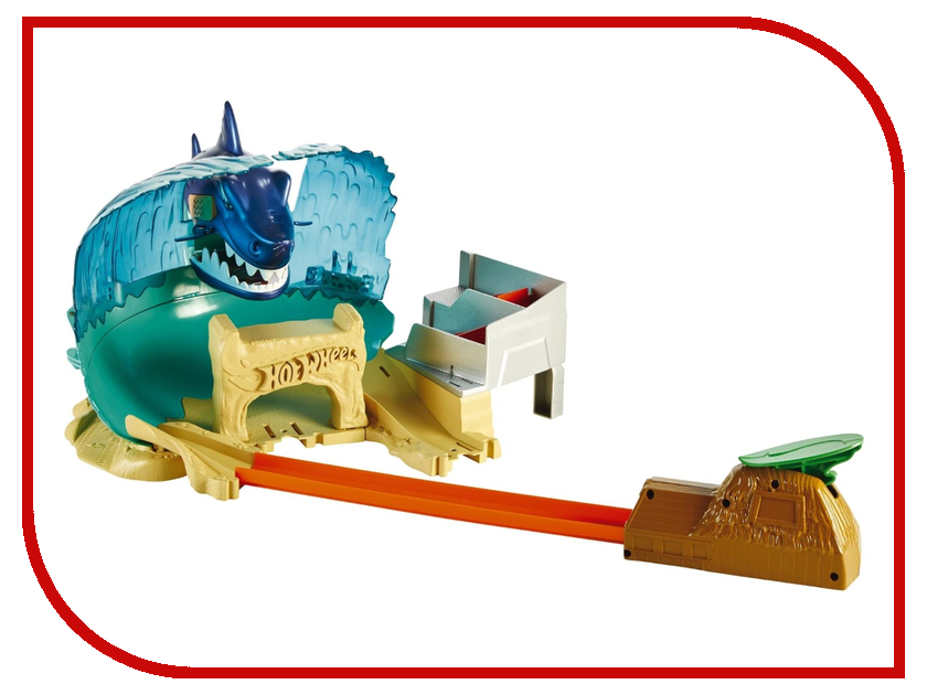 

Автотрек Mattel Hot Wheels Схватка с акулой FNB21, FNB21