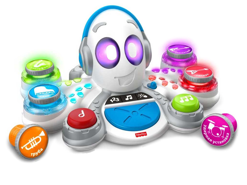 

Игрушка Mattel Fisher-Price Обучающий Осьминог FWF90, FWF90