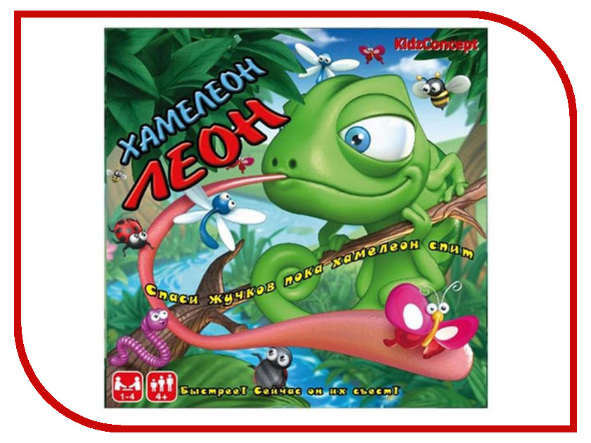 

Настольная игра KidzConcept Хамелеон Леон ST601, ST601