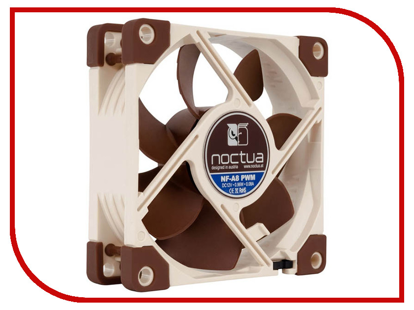 

Вентилятор Noctua NF-A8 5V PWM 80x80x25mm 2200rpm, NF-A8 5V PWM