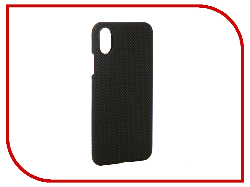 

Аксессуар Чехол для APPLE iPhone X Pitaka Aramid Case Black-Grey Plain KI8002X, KI8002X