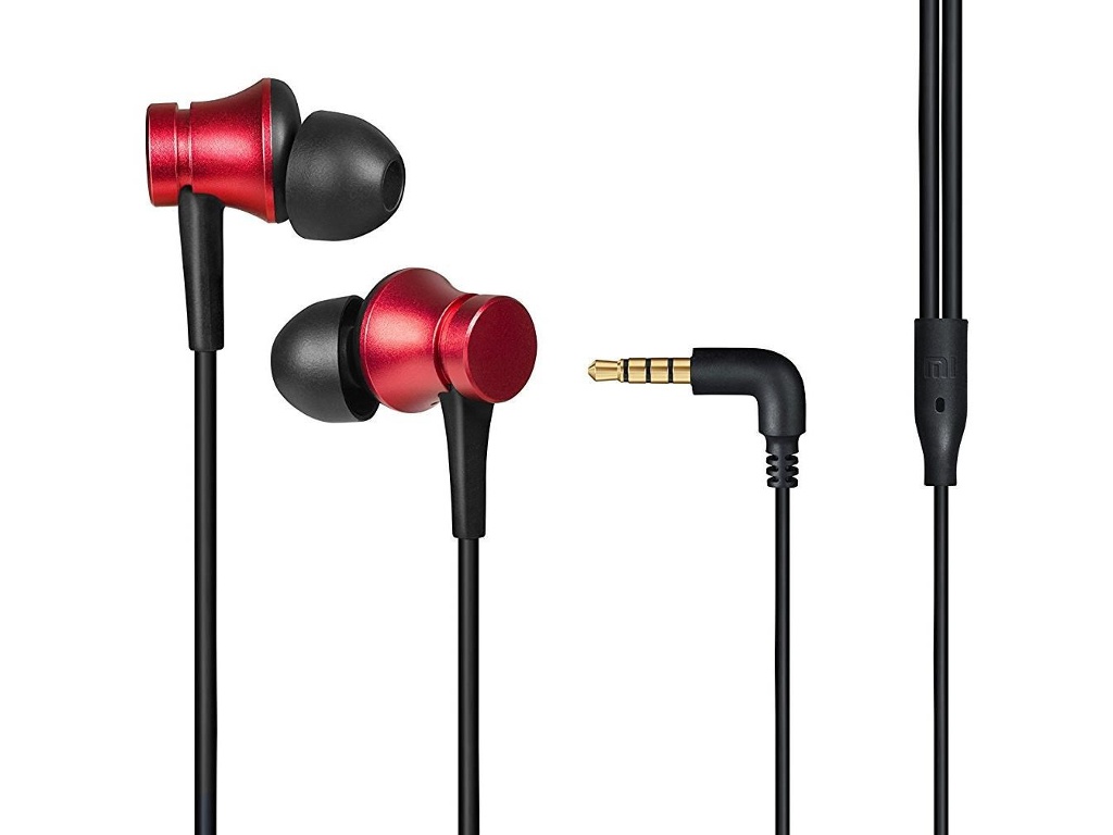 фото Наушники xiaomi mi earphones basic red zbw4442gl