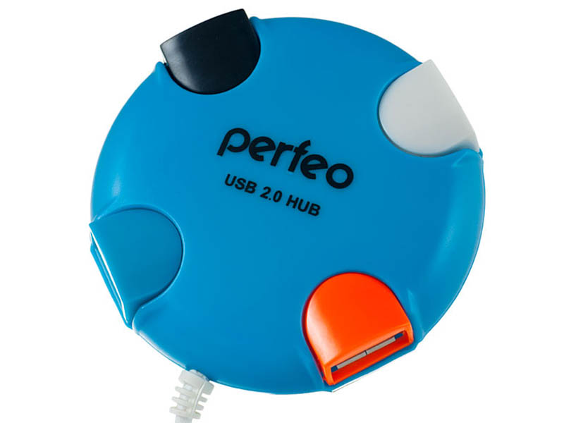 

Хаб USB Perfeo PF-VI-H020 Blue, PF-VI-H020
