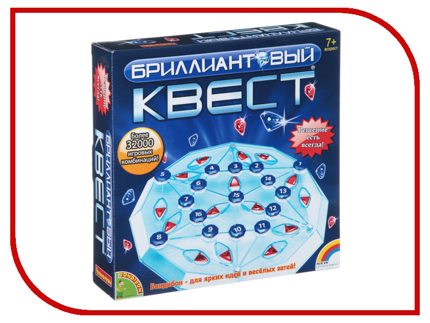

Настольная игра Bondibon Бриллиантовый квест 1993 BB1406, Бриллиантовый квест 1993