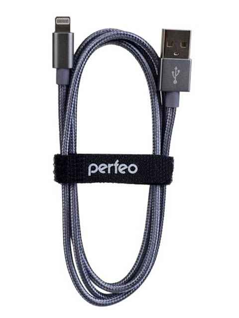 Аксессуар Perfeo USB - Lightning 3m Silver I4306