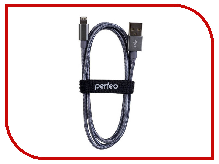 фото Аксессуар Perfeo USB - Lightning 1m Silver I4305