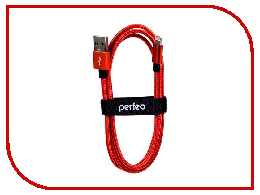 

Аксессуар Perfeo USB - Lightning 3m Red I4310, I4310
