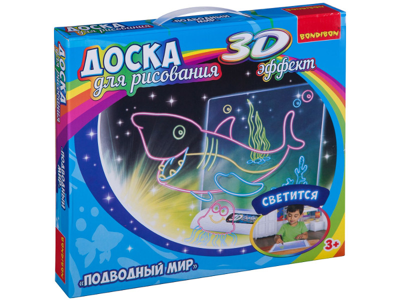 фото Доска для рисования bondibon с 3d эффектом bb3115