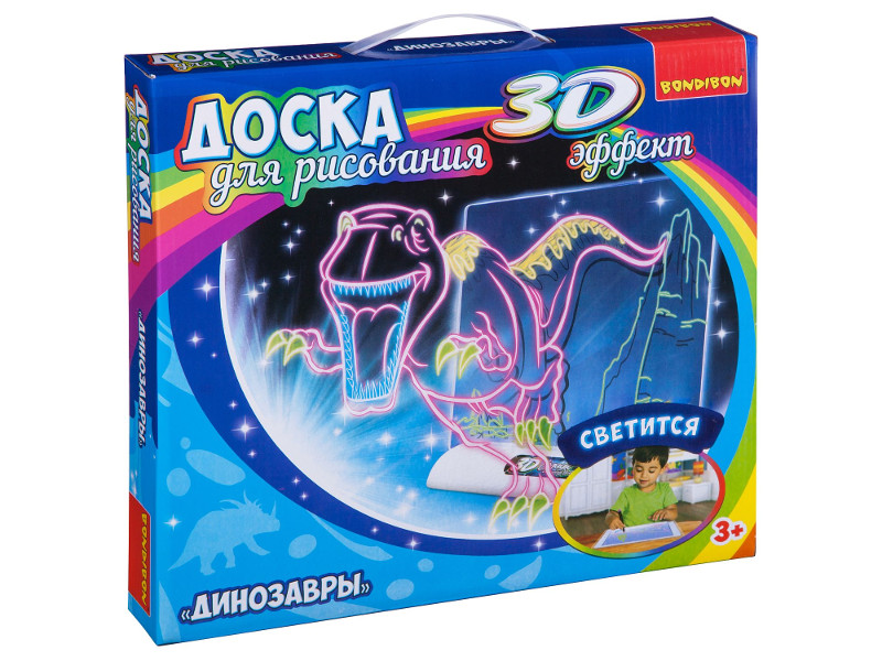 

Доска для рисования Bondibon С 3D эффектом BB3114, BB3114