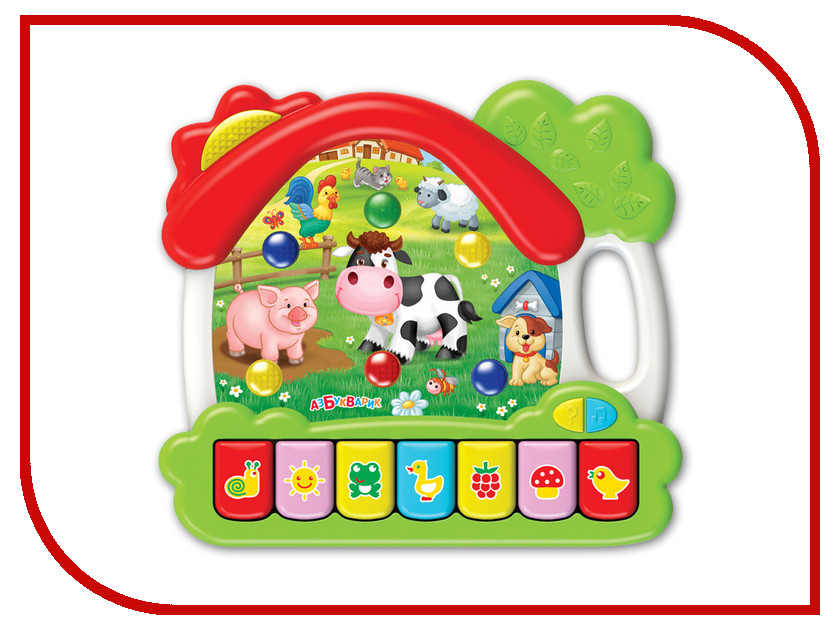 

Игрушка Азбукварик Музыкальный домик Ферма 4680019282084, Ферма