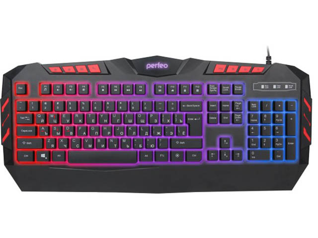 

Клавиатура Perfeo Legion USB Black PF-9220-GM, PF-9220-GM