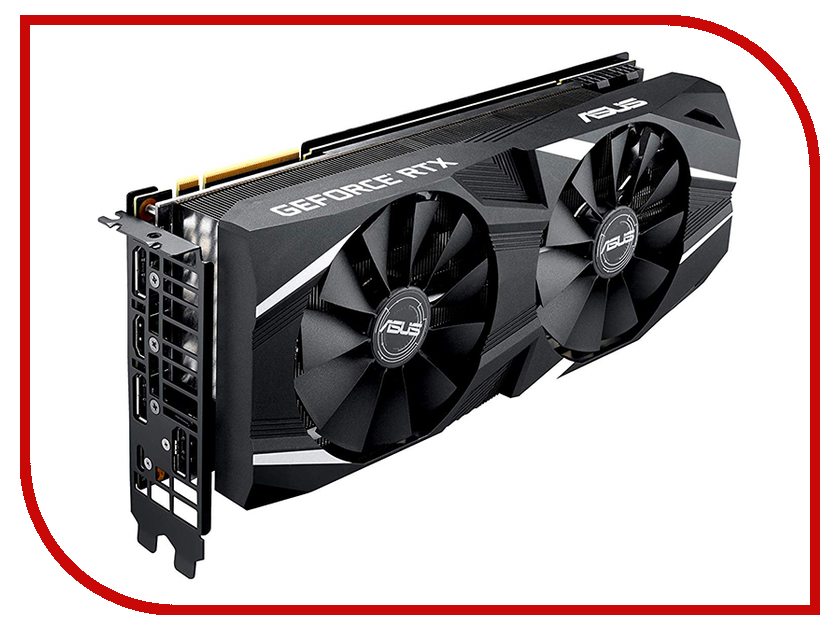 

Видеокарта ASUS GeForce RTX 2070 Advanced 1410Mhz PCI-E 3.0 8192Mb 14000Mhz 256 bit Display Port HDMI HDCP DUAL-RTX2070-A8G, GeForce RTX 2070