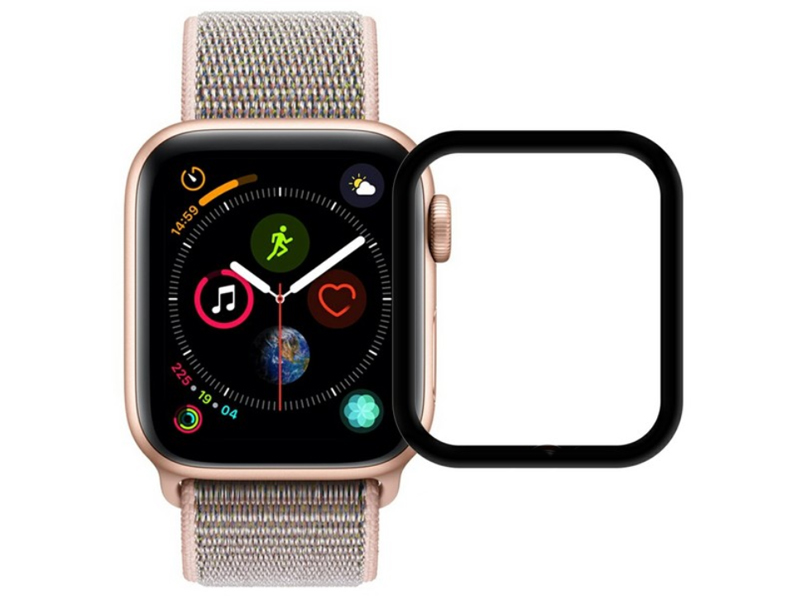 фото Аксессуар Защитное стекло Krutoff 3D Full Cover для Apple Watch 4 40mm 2765