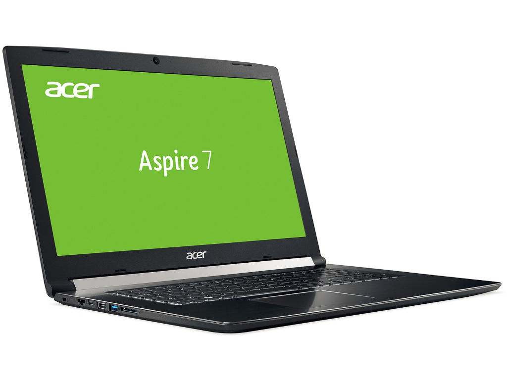 

Ноутбук Acer Aspire A717-71G-718D NH.GPFER.005 Black (Intel Core i7-7700HQ 2.8 GHz/8192Mb/1000Gb + 128Gb SSD/No ODD/nVidia GeForce GTX 1060 6144Mb/Wi-Fi/Cam/17.3/1920x1080/Linux), NH.GPFER.005