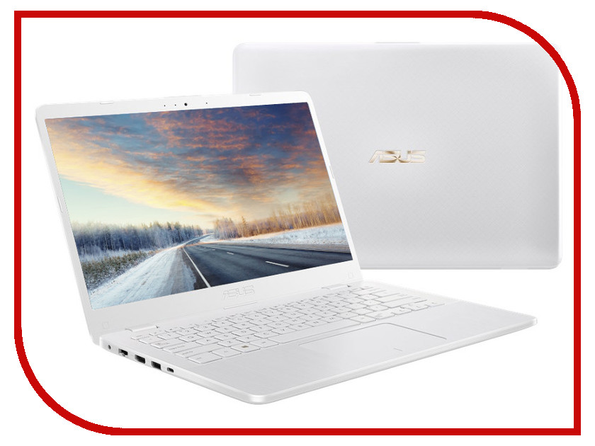 

Ноутбук ASUS X405UA-BV561 90NB0FA6-M13070 White (Intel Core i3-6006U 2.0 GHz/4096Mb/1000Gb/No ODD/Intel HD Graphics/Wi-Fi/Bluetooth/Cam/14.0/1366x768/Endless), X405UA-BV561