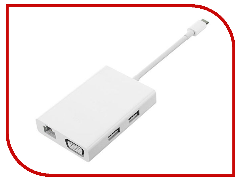 

Хаб Xiaomi Mi USB-C - VGA Gigabit Ethernet Multi-Adapter, USB-C - VGA Gigabit Ethernet Multi-Adapter