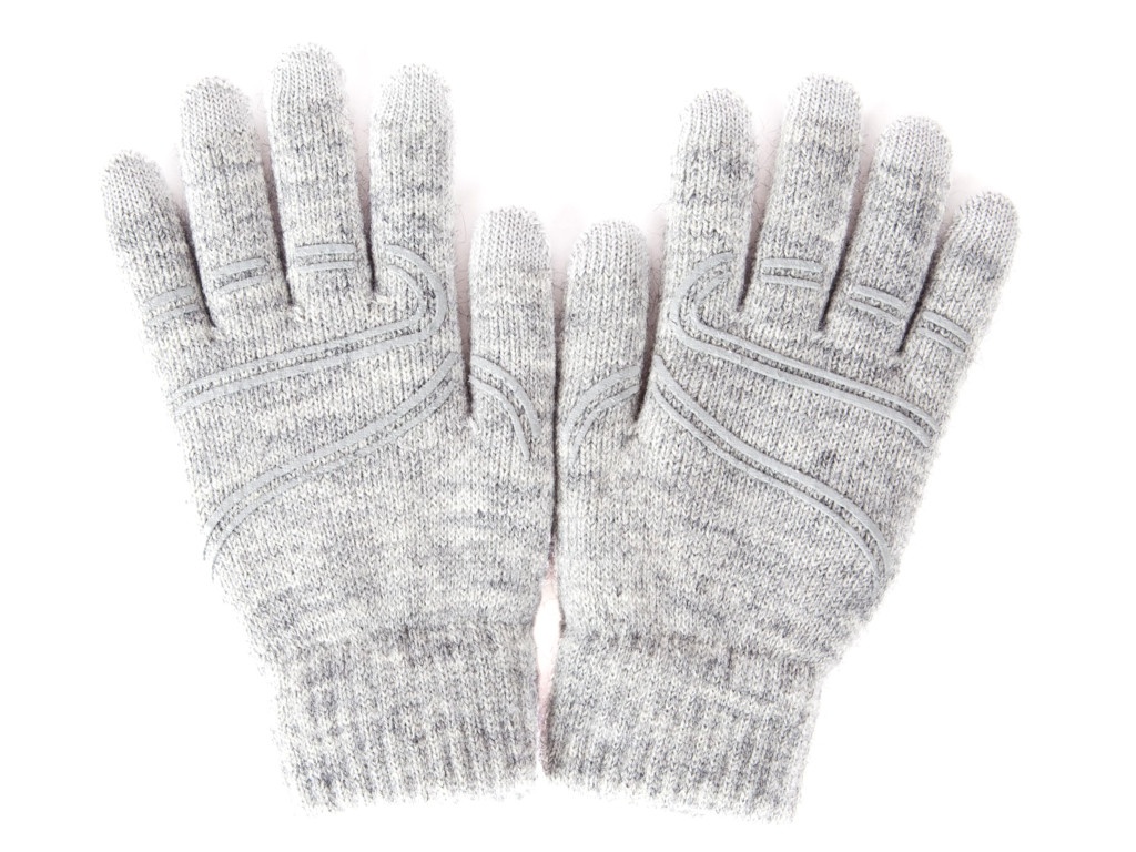 фото Теплые перчатки для сенсорных дисплеев Moshi Touch Screen Gloves M/S Light Gray 99MO065011