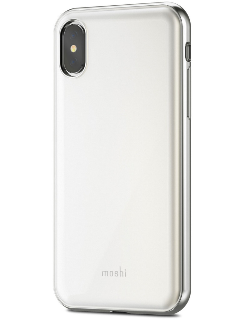

Аксессуар Чехол Moshi для APPLE iPhone X / XS iGlaze Pearl White 99MO101101, iGlaze
