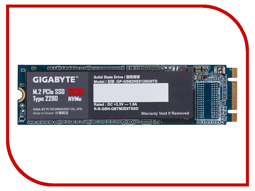 фото Жесткий диск GIGABYTE M.2 PCIe SSD 128GB (GP-GSM2NE8128GNTD)