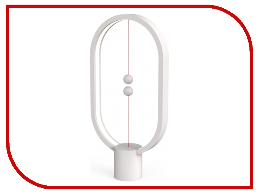 фото Настольная лампа Allocacoc Heng Balance Lamp Ellipse Plastic USB White DH0040WT/HBLEUB