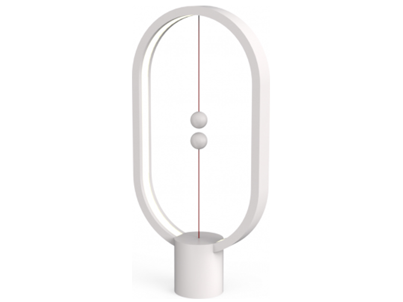 фото Настольная лампа Allocacoc Heng Balance Lamp Ellipse Plastic USB White DH0040WT/HBLEUB