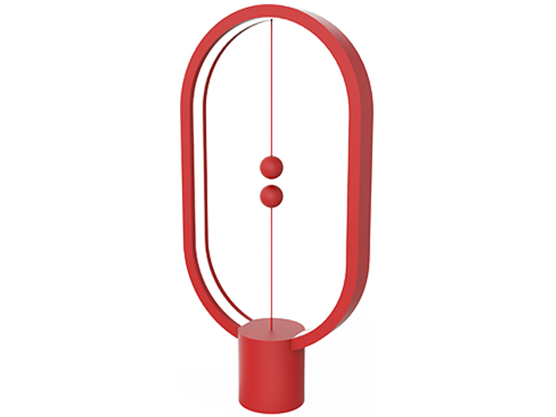 фото Настольная лампа Allocacoc Heng Balance Lamp Ellipse Plastic USB Red DH0040RD/HBLEUB