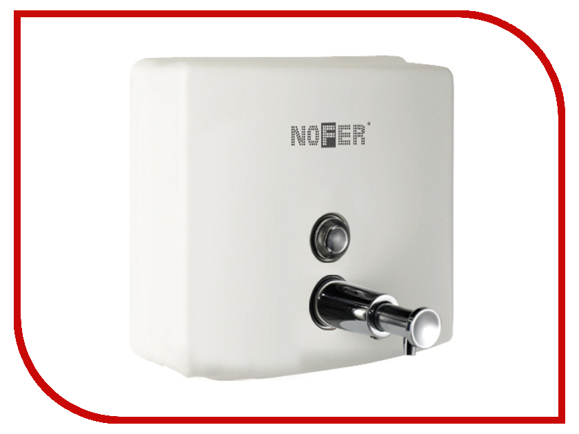 

Дозатор Nofer Inox 1.2L для жидкого мыла White 03004.W, 03004.W