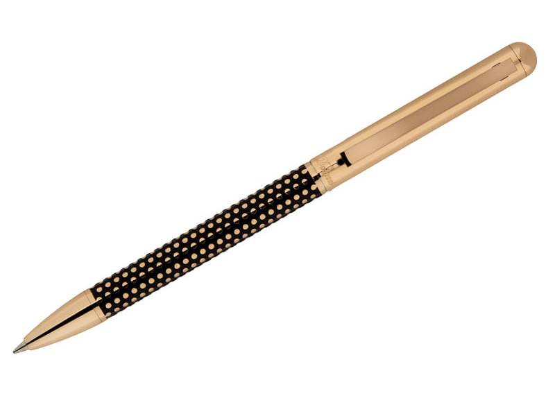 

Ручка шариковая Delucci Artista CPs_11408 корпус Black-Gold, стержень Blue, Artista
