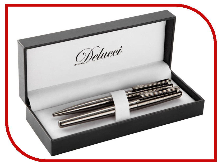 

Набор ручек Delucci Mistico CPn_11423 Gun Metal, Mistico