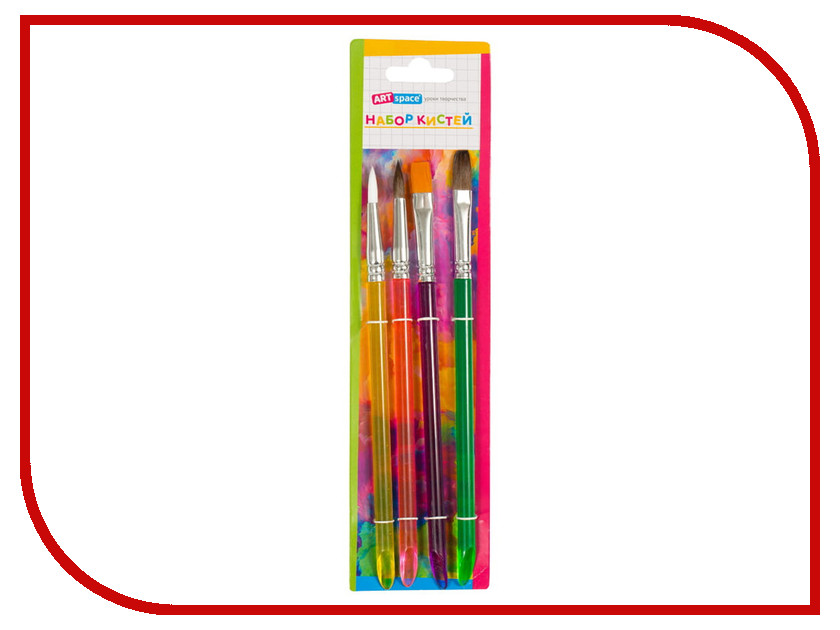 

Кисти ArtSpace Набор 4шт SB4_20378, SB4_20378