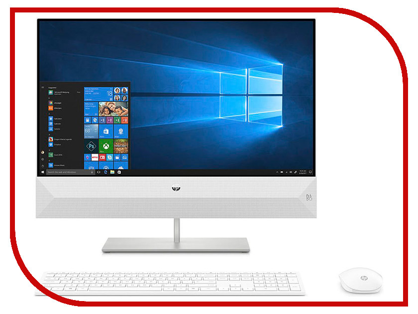 

Моноблок HP Pavilion 24-xa0005ur 4UH37EA Snowflake White (Intel Core i3-8100T 3.1 GHz/8192Mb/1000Gb + 16Gb/DVD/nVidia GeForce MX130 2048Mb/Wi-Fi/23.8/1920x1080/Windows 10 64-bit), 4UH37EA