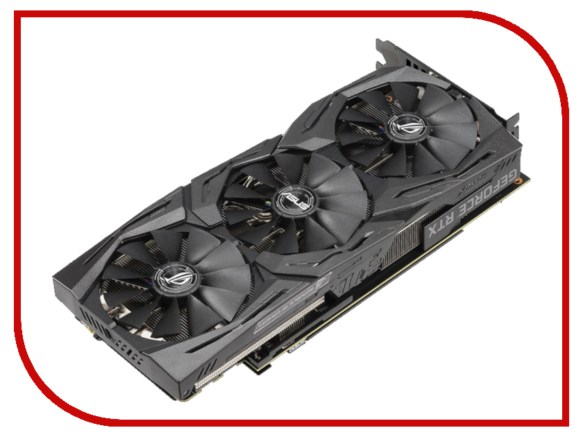 фото Видеокарта ASUS GeForce RTX 2070 1410Mhz PCI-E 3.0 8192Mb 14000Mhz 256 bit USB-C 2xDP 2xHDMI HDCP ROG-STRIX-RTX2070-O8G-GAMING