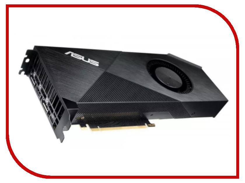 фото Видеокарта ASUS GeForce RTX 2070 Turbo 1410Mhz PCI-E 3.0 8192Mb 14000Mhz 256 bit USB-C 2xDP HDMI HDCP TURBO-RTX2070-8G