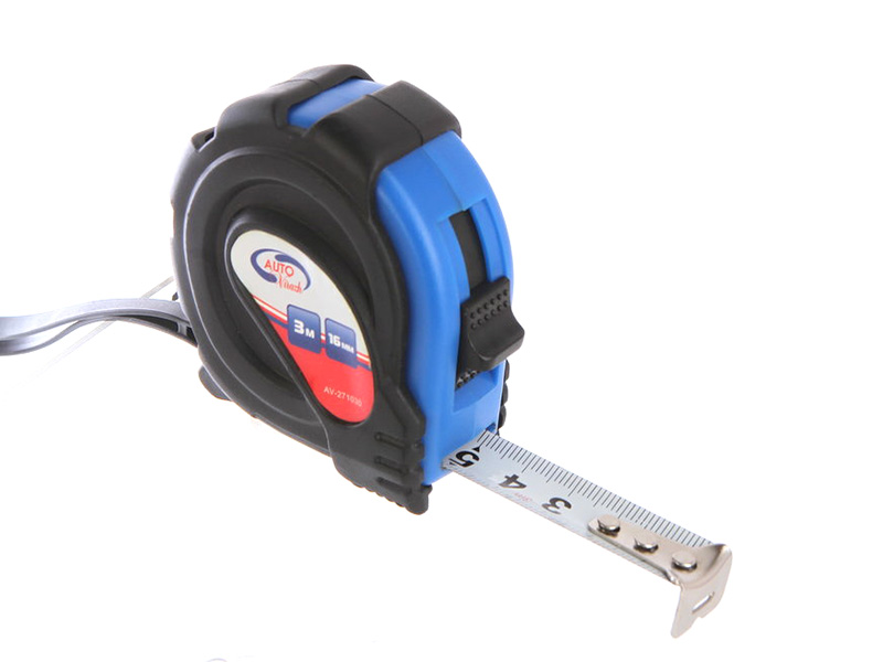 

Рулетка Autovirazh 3m x 16mm AV-271030, AV-271030