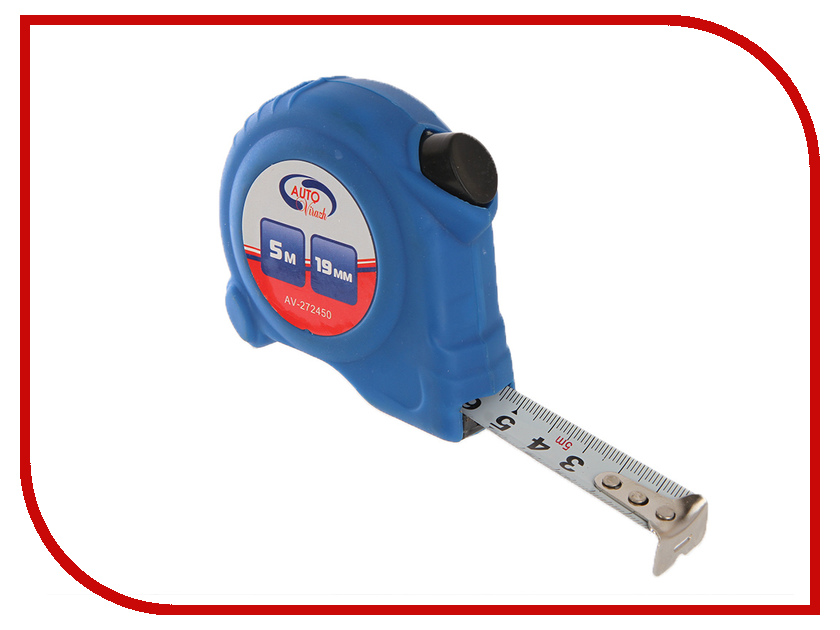 

Рулетка Autovirazh 5m x 19mm AV-272450, AV-272450