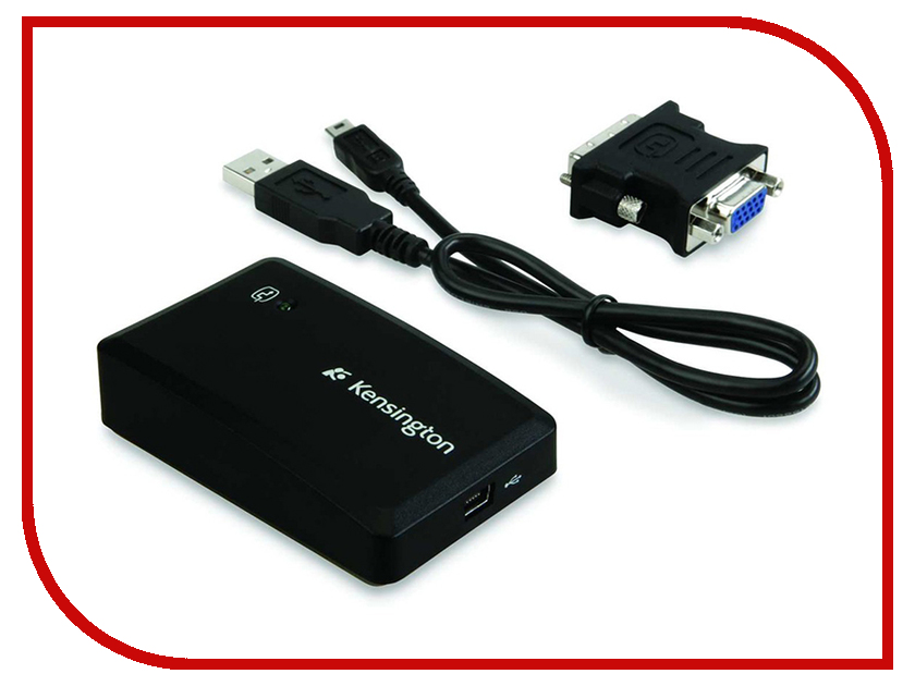 

Аксессуар Kensington Universal Multi-Display Adapter USB K33928EU, K33928EU