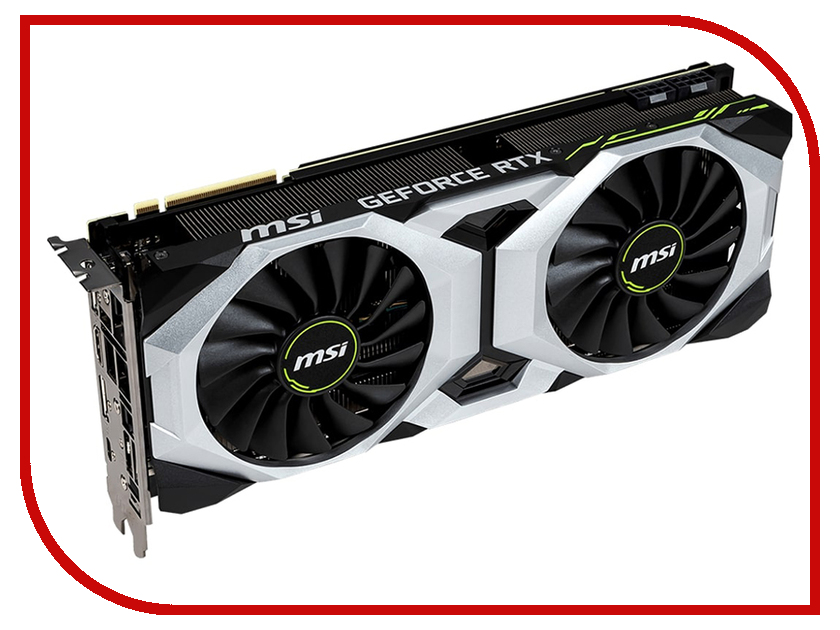 фото Видеокарта MSI GeForce RTX 2080 Ti 1635Mhz PCI-E 3.0 11264Mb 14000Mhz 352 bit USB-C HDMI 3xDP RTX 2080 Ti Ventus 11G OC